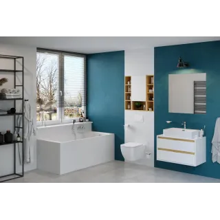 Excellent Tuto szafka wisząca wnękowa otwarta, 20x80 cm, dąb MLEX.0106.200.BLBL