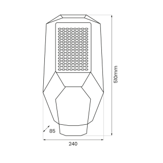 Latarnia Solarna Kobra 200W 6500K EKO0548