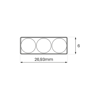 MODUŁ LED EKO-SSMINI3 6500K EKM0563