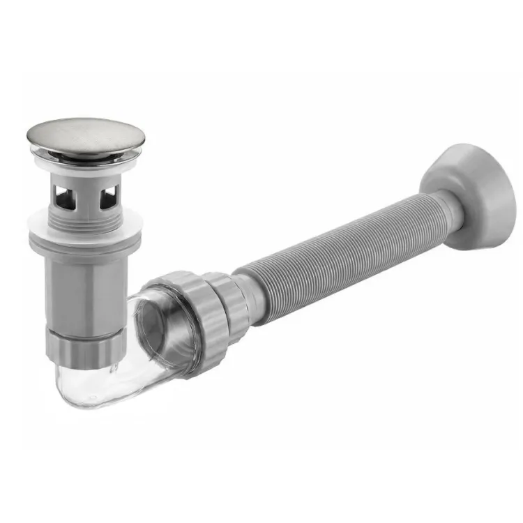 Rea SYFON UMYWALKOWY FLOW NIKIEL SZCZOTKOWANY REA-A9495