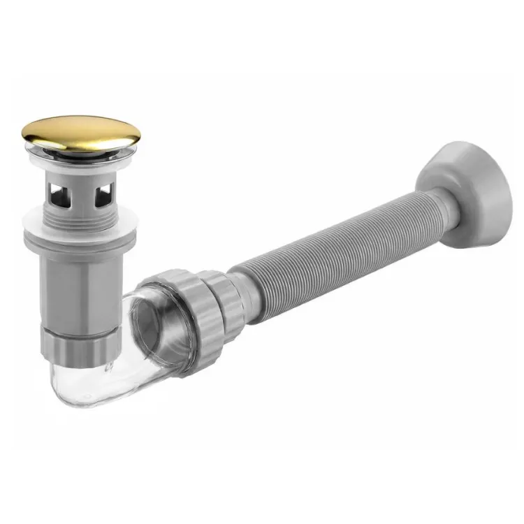 Rea SYFON UMYWALKOWY FLOW ZŁOTY REA-A9491