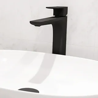 Excellent Keria bateria umywalkowa Czarna AREX.2002BL