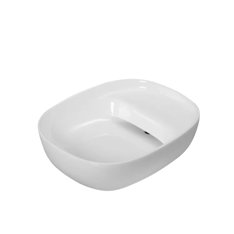 Invena UMYWALKA NABLATOWA ELARA 46 CM INVEN TREND, PROSTOKĄTNA CE-03-P46-Y