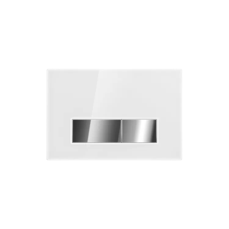 Invena PRZYCISK SPŁUKUJĄCY DO STELAŻA PODTYNKOWEGO, 605 BIAŁY-CHROM CC-05-015-S