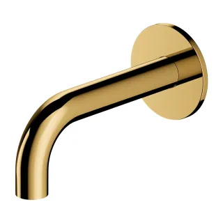 Omnires Y wylewka wannowa ścienna, złoty połysk WDY-SGL