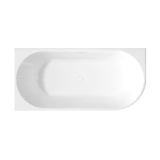 Invena WANNA WOLNOST.PRZYŚC.RYFLOWANA 170 GLAMOUR TREND LEWA SYF.BIAŁY AN-02-12L-M