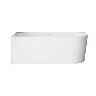 Invena WANNA WOLNOSTOJĄCA PRZYŚCIENNA LEWA 170 CM ASTRI Z SYFONEM AN-03-17L-F