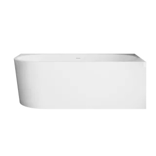 Invena WANNA WOLNOSTOJĄCA PRZYŚCIENNA PRAWA 150 CM ASTRI Z SYFONEM AN-03-15P-F