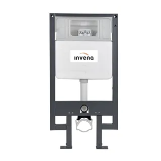 Invena ZESTAW PODTYNKOWY WC GLAMOUR Z PRZYCISKIEM 601 CHROM CK-92-011