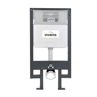 Invena ZESTAW PODTYNKOWY WC FLORINA Z PRZYCISKIEM 604 CHROM CK-94-041