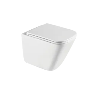 Invena ZESTAW PODTYNKOWY WC FLORINA Z PRZYCISKIEM 603 CZARNY CK-94-034