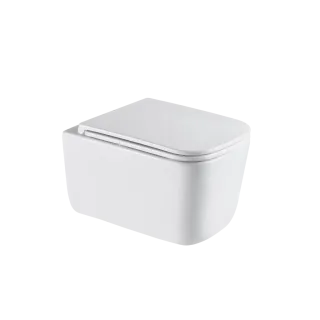 Invena ZESTAW PODTYNKOWY WC MALAGA Z PRZYCISKIEM 604 CHROM CK-96-041