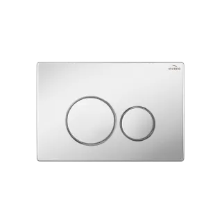 Invena ZESTAW PODTYNKOWY WC MALAGA Z PRZYCISKIEM 604 CHROM CK-96-041