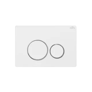 Invena ZESTAW PODTYNKOWY WC ASTRI Z PRZYCISKIEM 604 BIAŁY CK-87-042