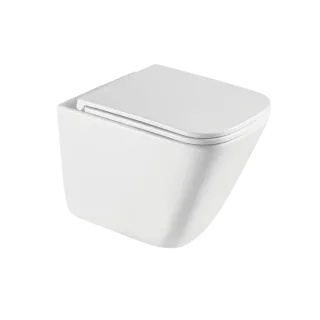 Invena ZESTAW PODTYNKOWY WC PATRAS Z PRZYCISKIEM 601 CHROM CK-97-011