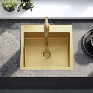 Rea ZLEWOZMYWAK LEO 50 BRUSH GOLD ZLE-06004