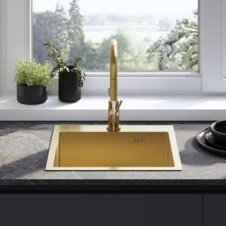 Rea ZLEWOZMYWAK LEO 50 BRUSH GOLD ZLE-06004