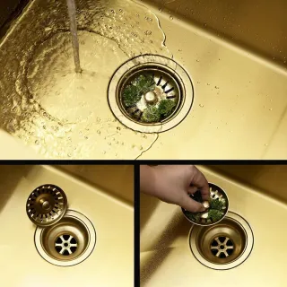 Rea ZLEWOZMYWAK LEO 50 BRUSH GOLD ZLE-06004