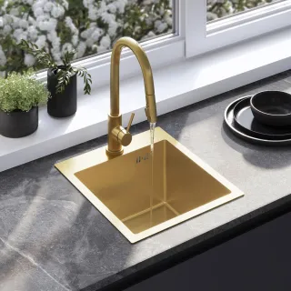 Rea ZLEWOZMYWAK LEO 40 BRUSH GOLD ZLE-06001