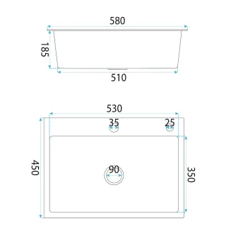 Rea ZLEWOZMYWAK LIAM BLACK ZLE-06008