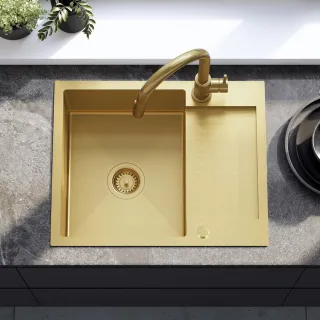 Rea ZLEWOZMYWAK PAUL BRUSH GOLD ZLE-06010