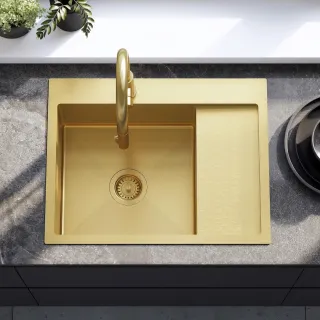 Rea ZLEWOZMYWAK FIN BRUSH GOLD ZLE-06013