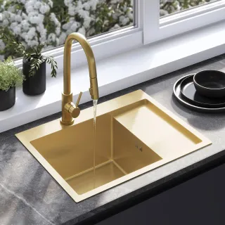 Rea ZLEWOZMYWAK FIN BRUSH GOLD ZLE-06013