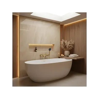 Rea BATERIA WANNOWA FOSTER ZŁOTA SZCZOTKOWANA REA-B6445