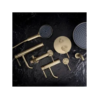 Rea ZESTAW NATRYSKOWY PODT FOSTER ZŁOTY SZCZOTKO + BOX REA-P6441