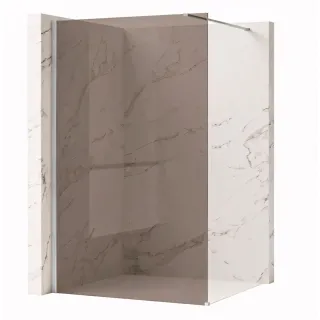 Rea ŚCIANKA PRYSZNICOWA FLEXI 80 cm BROWN 1/2 REA-K9975