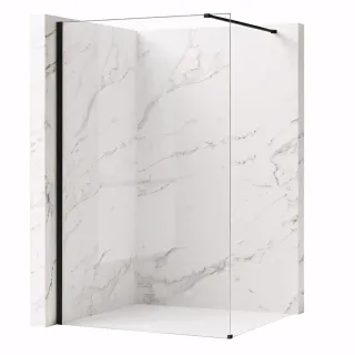Rea ŚCIANKA PRYSZNICOWA FLEXI 90 cm TRANSPARENT 1/2 REA-K9966