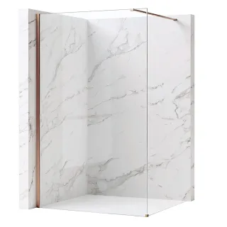 Rea ŚCIANKA PRYSZNICOWA FLEXI 90 cm TRANSPARENT 1/2 REA-K9966