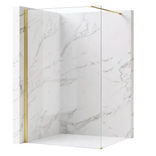 Rea ŚCIANKA PRYSZNICOWA FLEXI 90 cm TRANSPARENT 1/2 REA-K9966