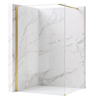 Rea ŚCIANKA PRYSZNICOWA FLEXI 90 cm TRANSPARENT 1/2 REA-K9966