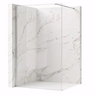 Rea ŚCIANKA PRYSZNICOWA FLEXI 90 cm TRANSPARENT 1/2 REA-K9966
