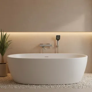 Rea BATERIA WANNOWA ARLO NIKIEL SZCZOTKOWANY REA-B4582