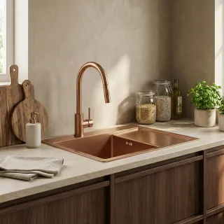 Rea ZLEWOZMYWAK FIN BRUSH COPPER ZLE-06018