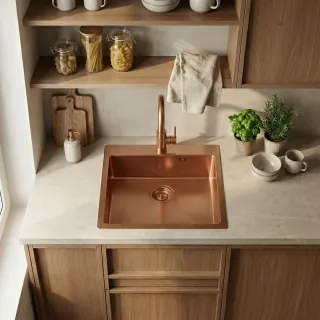 Rea ZLEWOZMYWAK LEO 50 BRUSH COPPER ZLE-06015