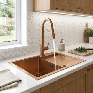 Rea ZLEWOZMYWAK PAUL BRUSH COPPER ZLE-06017