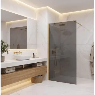 Rea ŚCIANKA PRYSZNICOWA FLEXI 110 cm GREY 1/2 REA-K9983