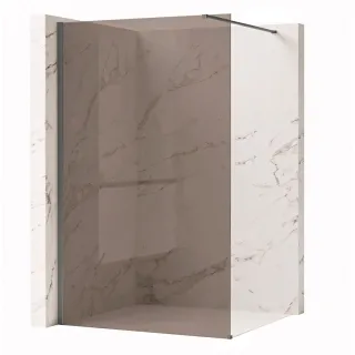 Rea ŚCIANKA PRYSZNICOWA FLEXI 130 cm BROWN 1/2 REA-K9989