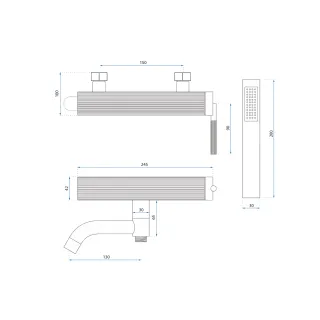 Rea BATERIA WANNOWA JS-B34803N ARGON NIKIEL SZCZOTKOW REA-B6452
