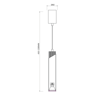 NEO WHITE CHROME LAMPA WISZĄCA 1xGU10 ML0291