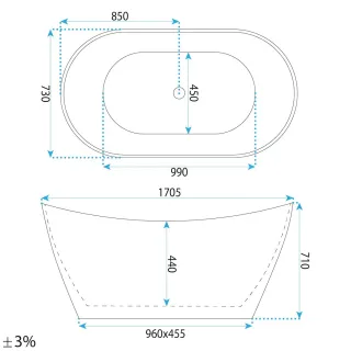 Rea WANNA FERRANO SLIM NATURE 170 REA-W0505