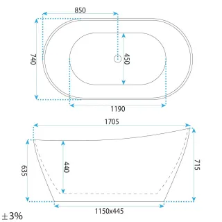 Rea WANNA LUSSO SLIM 170 REA-W0504