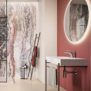 RAK Ceramics DES Umywalka podwiesz.nablat.81x46cm z otworem DESWB08101AWHA,