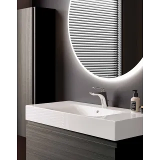 RAK Ceramics DES Umywalka podwiesz.nablat.81x46cm z otworem DESWB08101AWHA,