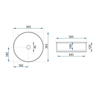 Rea UMYWALKA CHARLOTTE - NABLATOWA REA-U6960