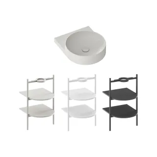 Ravak Umywalka Yard 40 z otworem XJX0O240000