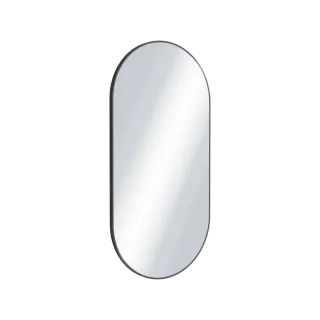 Excellent Revia lustro łazienkowe 100x50cm owalne, czarny...